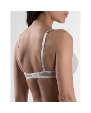 Soutien gorge Plongeant Ivoire dentelle femme romantique