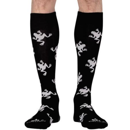 Chaussettes Hautes Emilio Cavallini grenouilles en coton