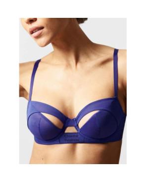 Soutien Gorge Chantal Thomass Bleu Klein Sharp