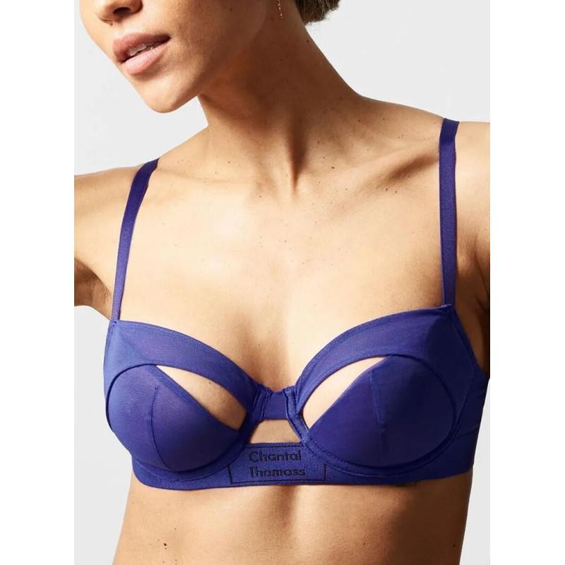 Soutien gorge Chantal Thomass Sharp Bleu Klein
