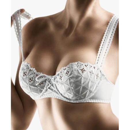 Soutien gorge Aubade balconnet coton bahia