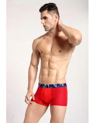 Boxer Maille Sport  Tommy Dooyao rouge face