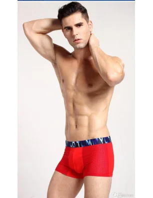 Boxer Maille Sport  Tommy Dooyao rouge profil