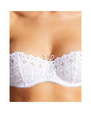  soutien gorge bahia coton blanc