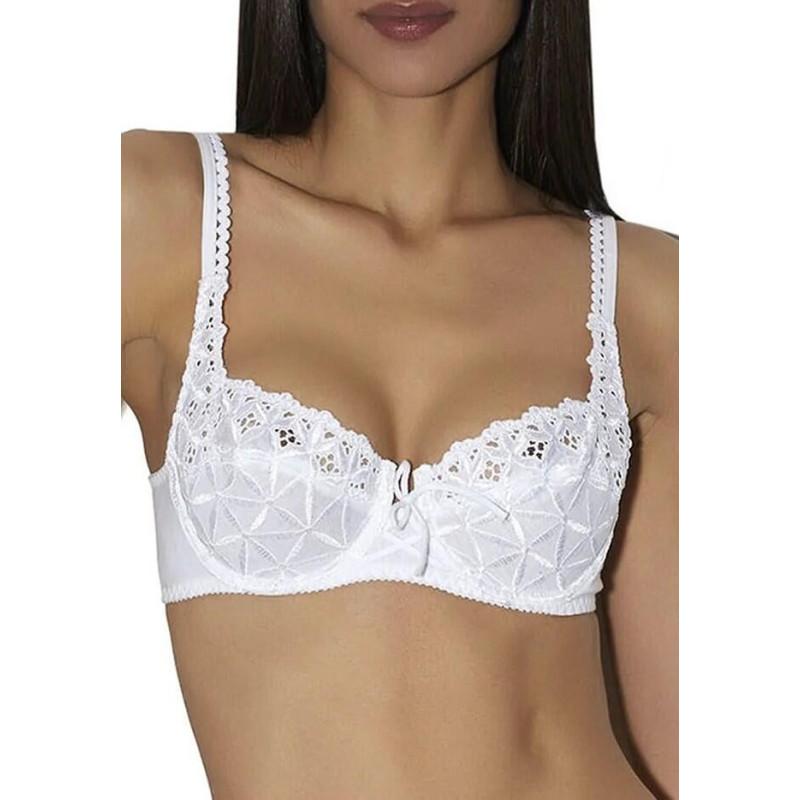 Soutien gorge Aubade Bahia Coton Balconnet 3/4