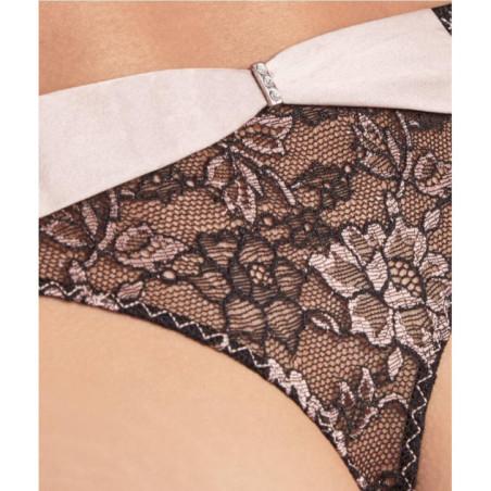 String Aubade Femme Glamour dentelle et soie