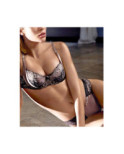 String Aubade Femme Glamour dentelle et soie
