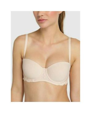 Soutien gorge Bustier Lou Dentelle Nude