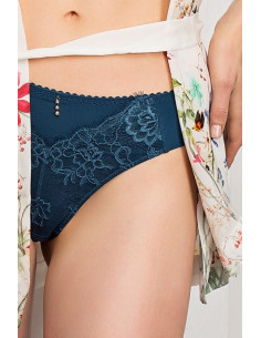 String New grace  dentelle Piège cobalt