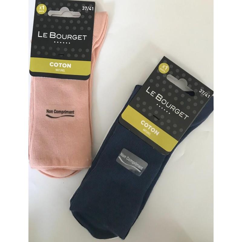 Duo Chaussettes Coton Non Comprimante Le Bourget