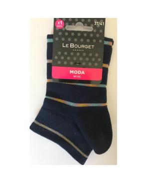 Duo de socquettes Le Bourget Rayures chic