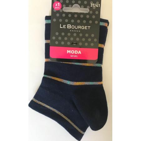 Duo de socquettes Le Bourget Rayures chic