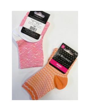 Duo de chaussettes Le Bourget Mosaique été