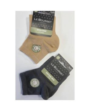 Duo de chaussettes Le Bourget coton bio chic et classique