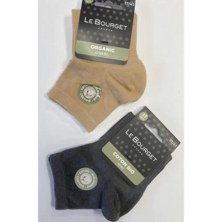 Duo de chaussettes Le Bourget coton bio chic et classique