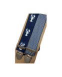 Bretelles Unisex rayures Homard Dagobert