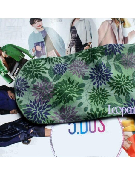 Collant opaque imprimé jungle verte