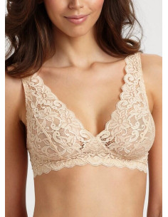 Triangle Hanro Moments dentelle peau