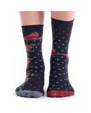 Socquettes Fil de jour Plumetis Fleuri