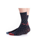 Socquettes Fil de jour Plumetis Fleuri