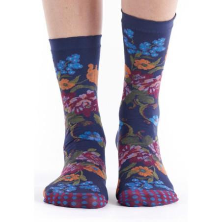 Chaussettes 5 doigts citrouilles et fantomes détails