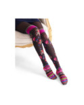 Collant Fil de Jour Brun Foulard bleuet