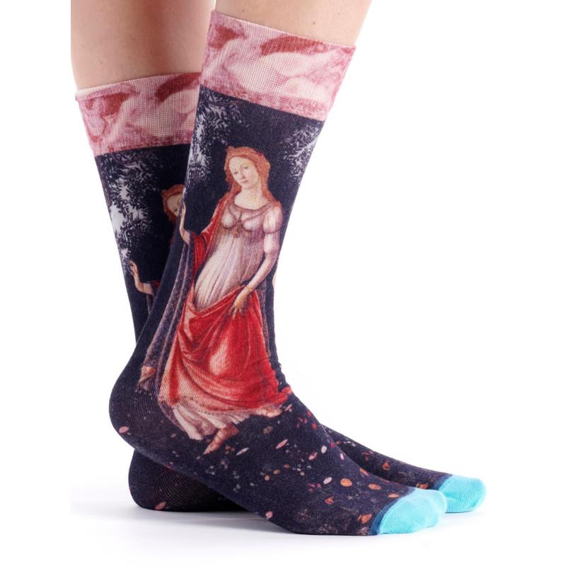 Chaussettes Bambou imprimé Le printemps de Botticelli