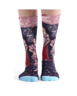 Chaussettes Bambou imprimé Le printemps de Botticelli