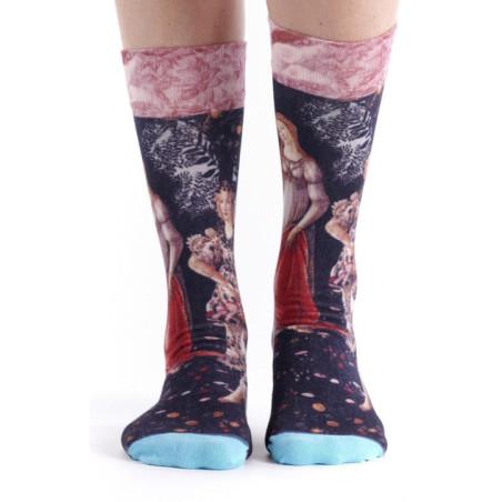Chaussettes Bambou imprimé Le printemps de Botticelli
