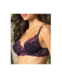 Soutien gorge plongant Foret lumiére pourpre