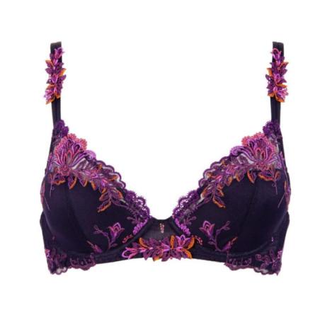 Soutien gorge plongant Foret lumiére pourpre