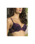 Soutien gorge Lise charmel Plongeant Foret lumiére Pourpre