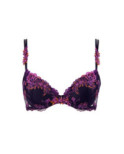 Soutien gorge Lise charmel Plongeant Foret lumiére Pourpre