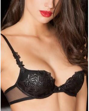 Soutien gorge Noir Lise Charmel Ajourage pétale