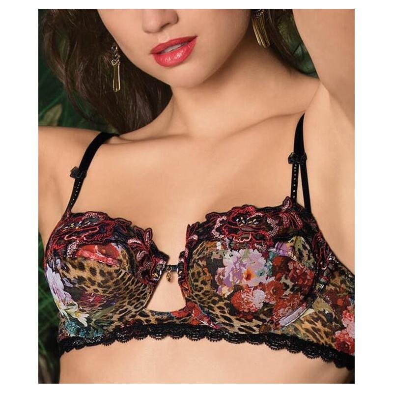 Soutien gorge Lise Charmel balconnet Corolle Fauve