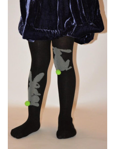 Collant Enfant coton petit lapin