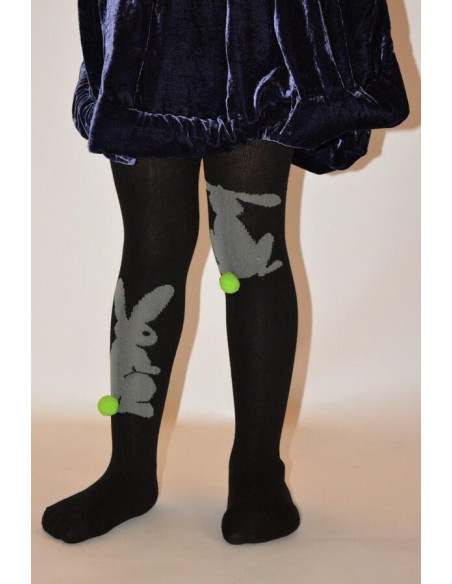 Collant Enfant coton petit lapin