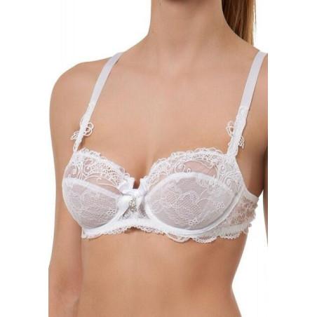 Soutien gorge Balconnet Lise Charmel Soir de venise blanc