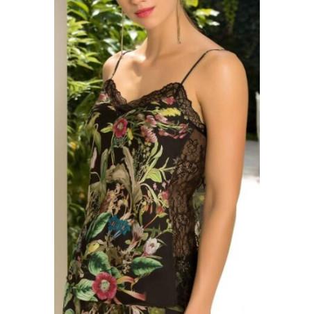 Caraco Lise Charmel Imprimé et dentelle fleurs de jungle
