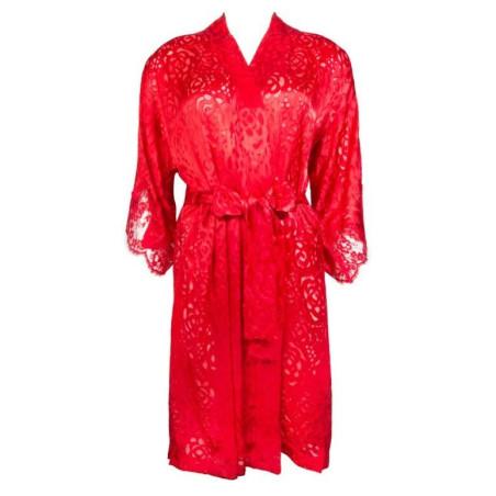 Déshabillé Dressing Floral so Rouge