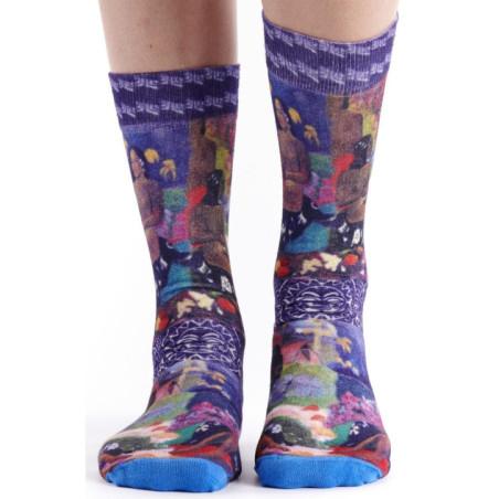 Chaussettes Bambou Imprimé Gaugin