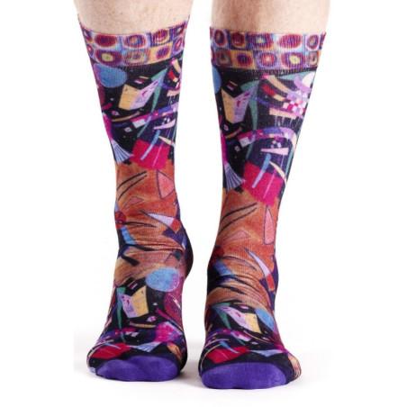 Chaussettes imprimé Bambou Kadinski