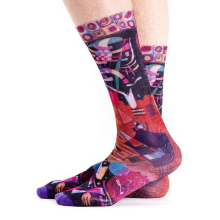 Chaussettes Bambou Imprimé Kadinski