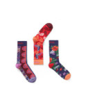 Coffret de chaussettes Rubans Rouges Polynésie Tendance