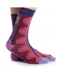 Coffret de chaussettes Rubans Rouges Polynésie Tendance