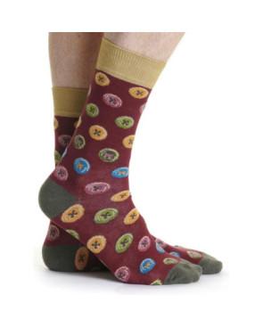 Coffret de chaussettes ruban rouge homme Girafe
