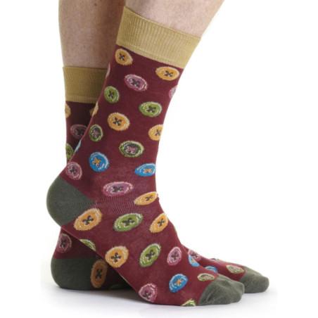 Coffret de chaussettes ruban rouge homme Girafe