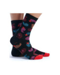 Chaussettes Ruban Rouge Motif Cachemire