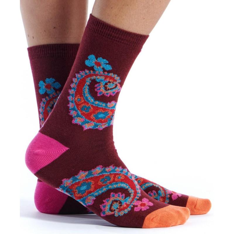 Chaussettes Ruban Rouge Bordeaux Corni
