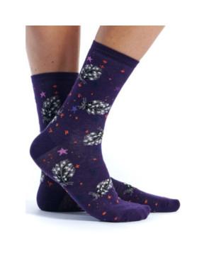 Chaussettes Ruban Rouges Plumes des étoiles
